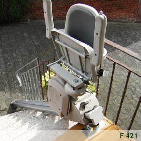 Gerader Aussen-Treppenlift Type Lifter F421