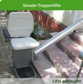 Gerader Aussen-Treppenlift gebraucht Type Lifter