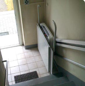 Rollstuhl Lift Plattform