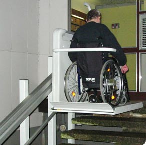 Rollstuhl Lift Plattform