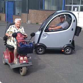 Seniorenprodukte: Elektro-Fahrzeug