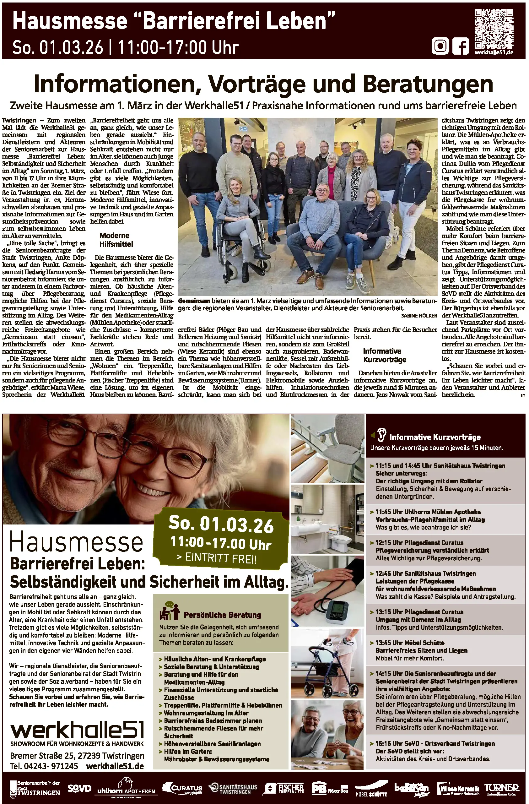 Hausmesse in Twistringen am 1.3.2026